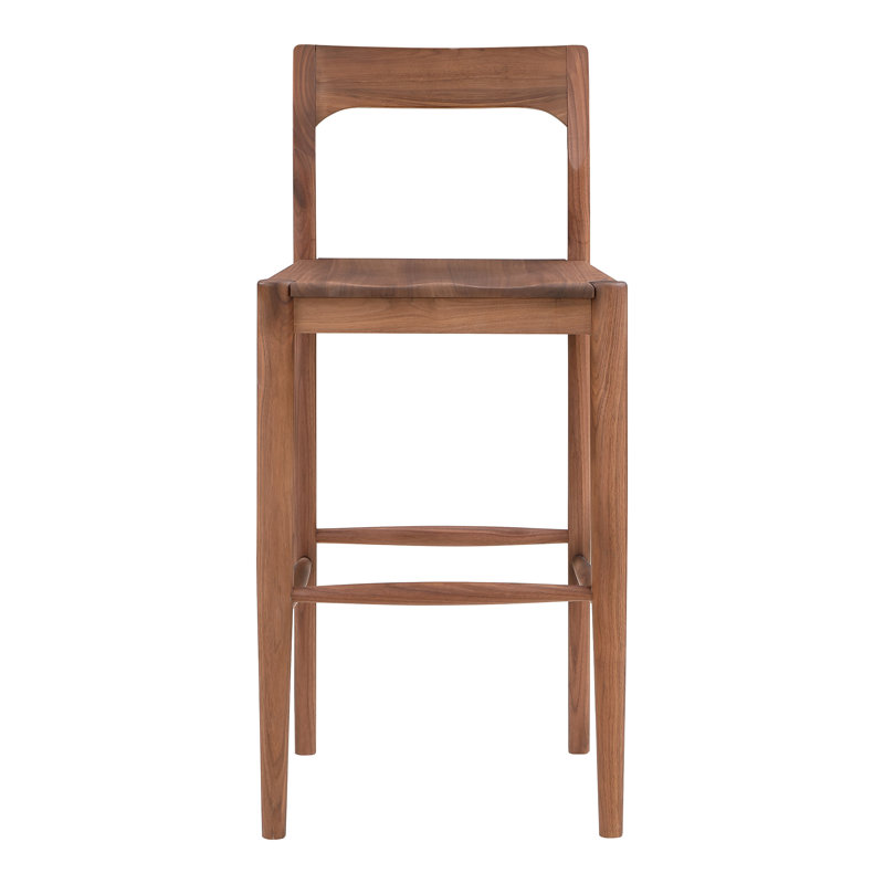 Tabouret de bar et de comptoir Krieger, Brun, Tabouret de bar (siège d'une hauteur de 30 po)