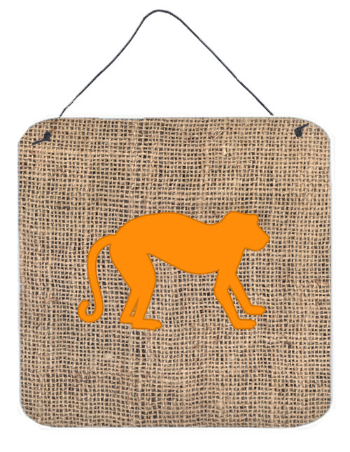 « singe », impression sur plaque orange