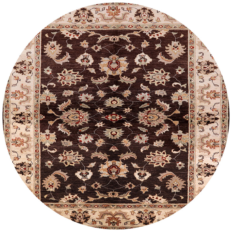 Buck Oriental Indoor Rug, Round 3'