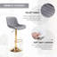 Tabouret pivotant rembourré Garnich-2068796544
