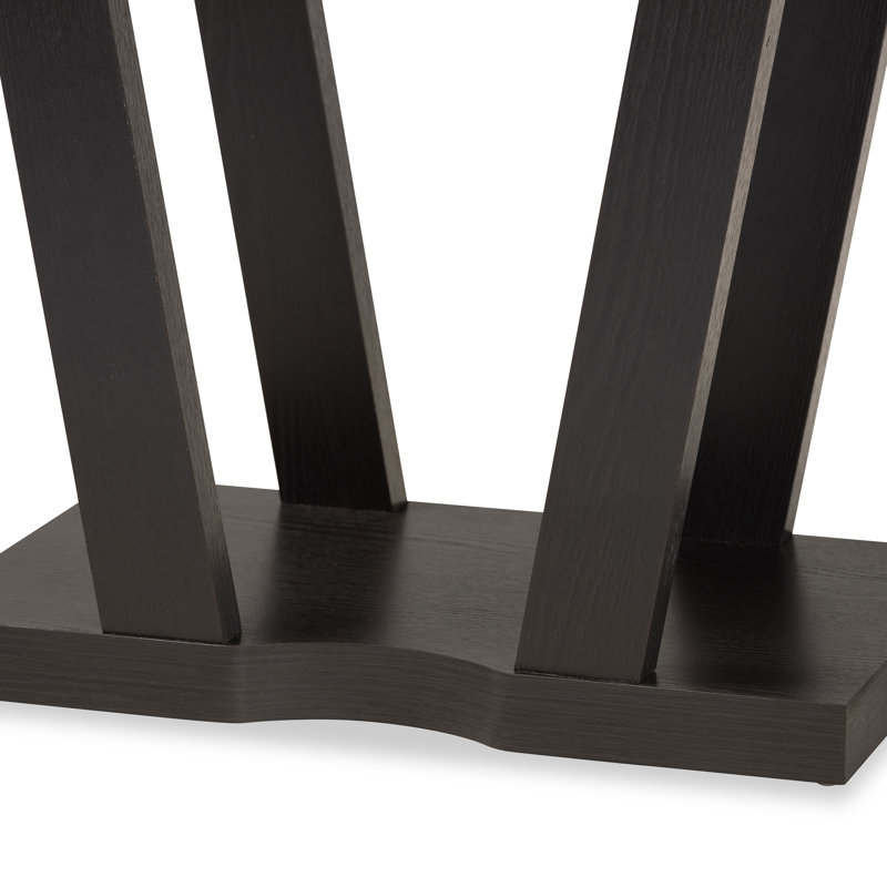 31.1'' Console Table, Dark Brown