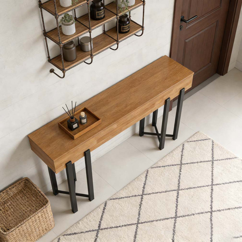 Console rustique
