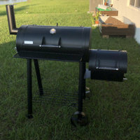 Alphamarts Free-standing 36” Barrel Charcoal Grill w/ Offset Smoker 941 sq.  in for Camping, Backyard Cooking & Reviews - Wayfair Canada