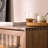 Nordic style glass display case Modern sideboard