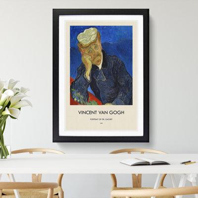 Dr Paul Gachet by Vincent Van Gogh - 1 Piece Single Picture Frame Wall Art