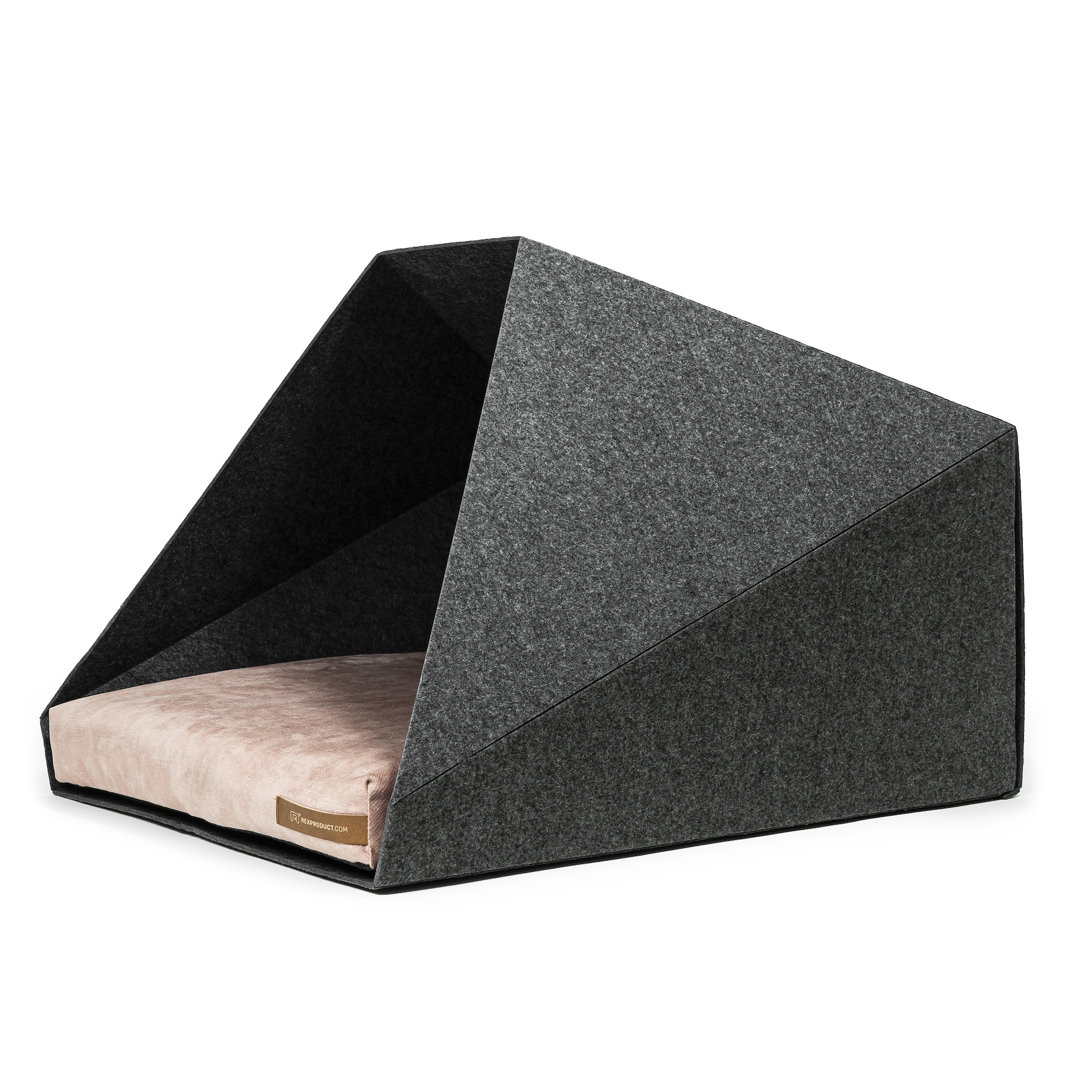 Pocket Hooded Dog Bed