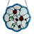 12"H Ladybugs Round Stained Glass Window Panel