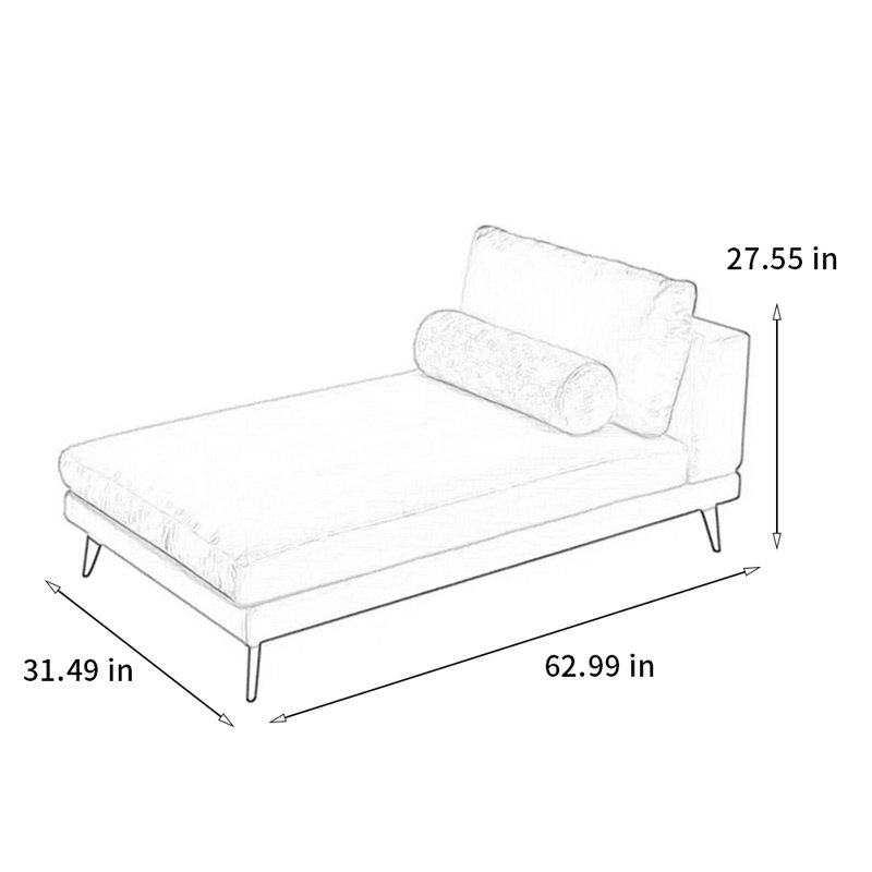 Chaise simple moderne et luxueuse