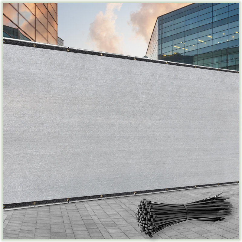 Écran d'intimité et housse en tissu Color Tree - Protection de clôture extérieure durable, résistante aux rayons UV, facile à installer