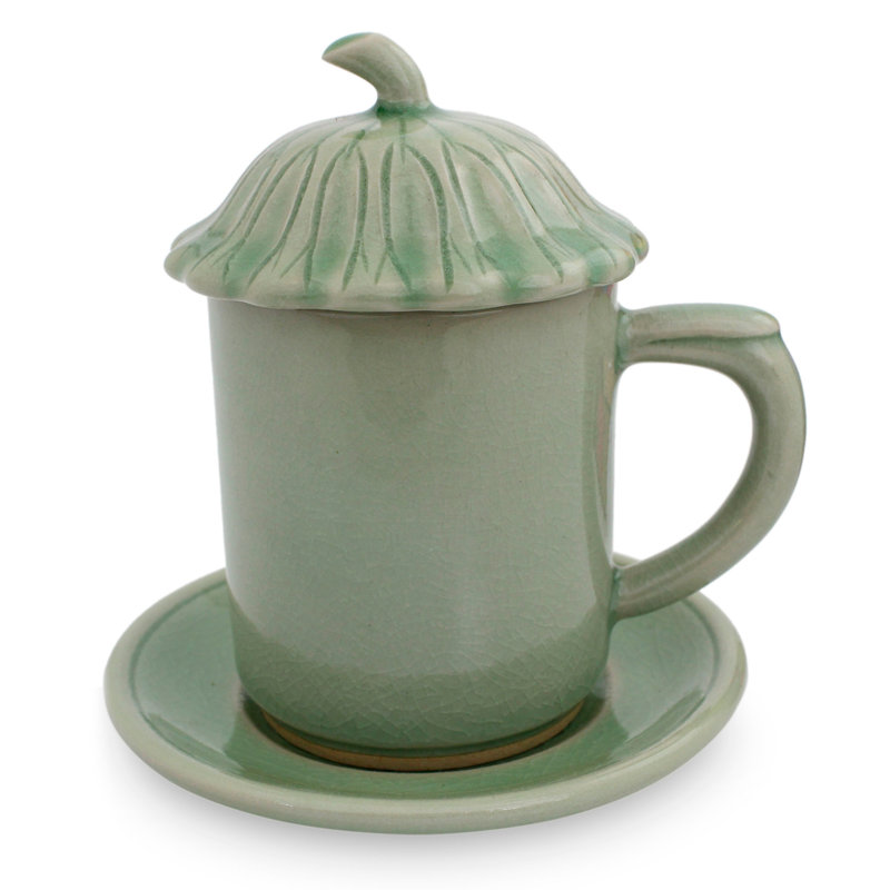 Tasse à café et soucoupe Apopka, Vert