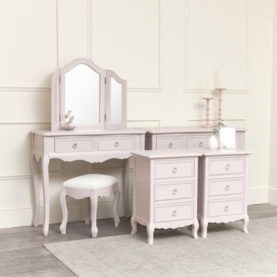 Stefon Solid Wood Piece Bedroom Set