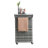 Outdoor Wicker Bar Cart With Wheels
