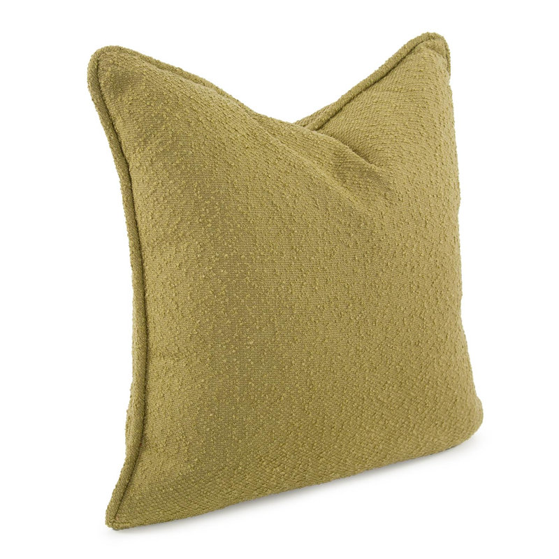 Coussin corail d'Alicante, Vert, Carré H 24 po x l 24 po