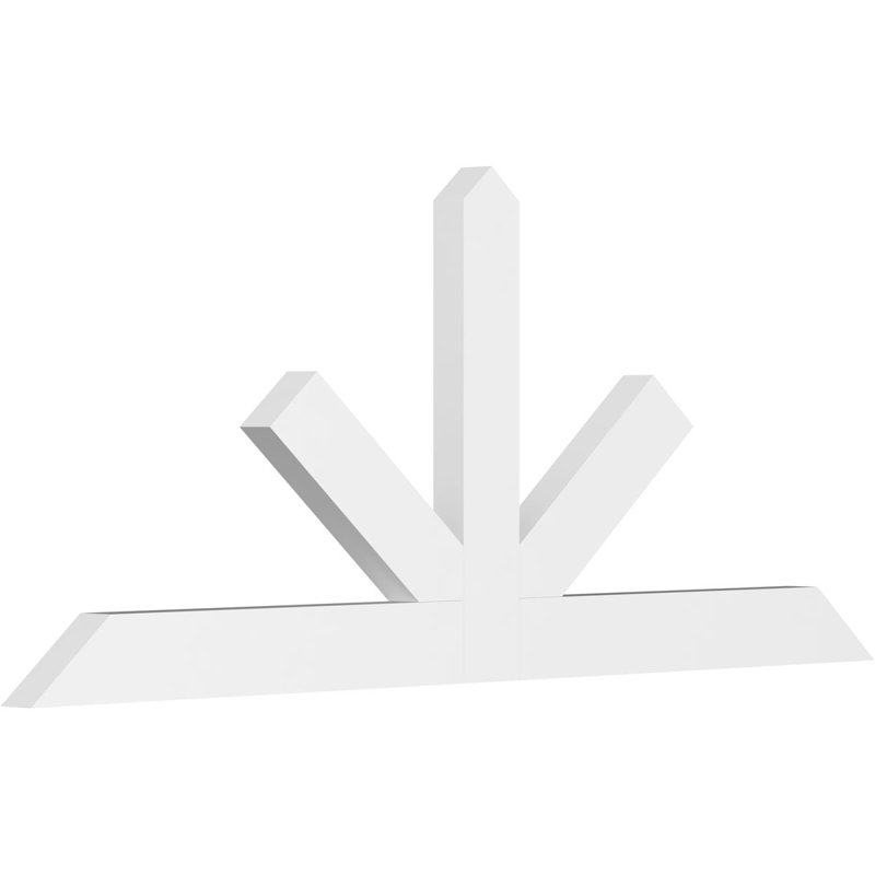 Support à pignon Saratoga, H 25 po x l 60 po (pas: 10/12), P 2 po x F 4 po, Signature uréthane