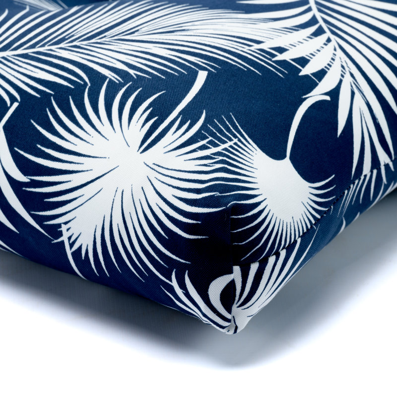 Coussin de chaise d'extérieur Panama, Polyester bleu marine