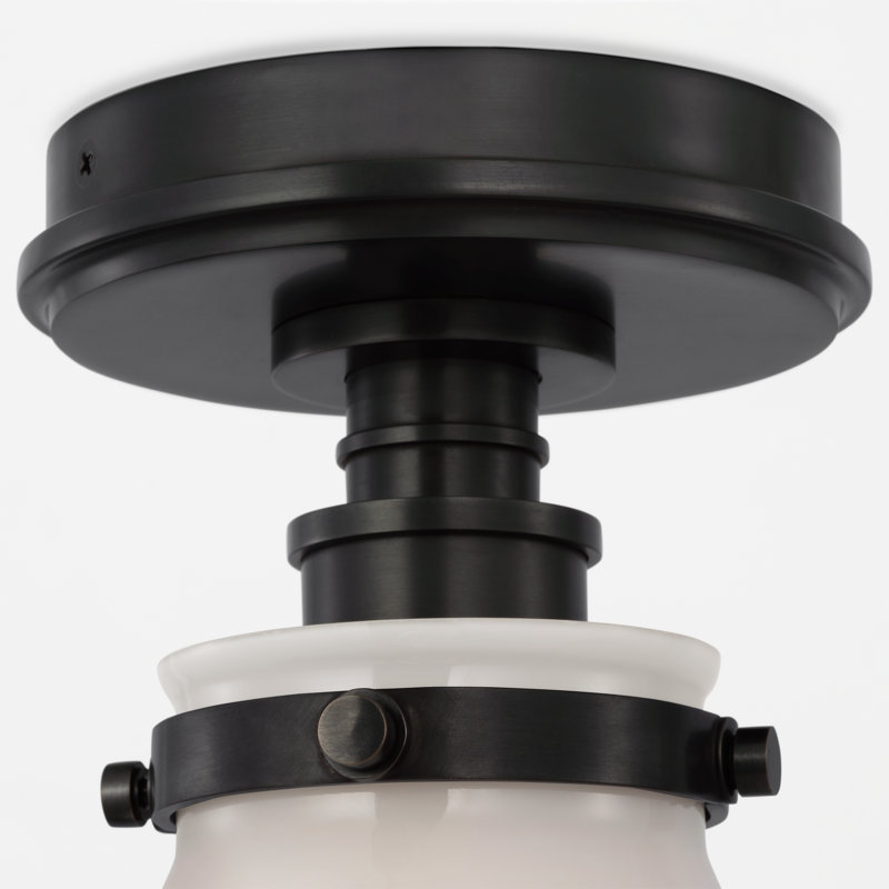 Parkington 1 - Light Flush Mount, Bronze, White