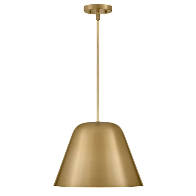 Luminaire suspendu Joss & Main Cayson, Laiton laqué, Laiton laqué