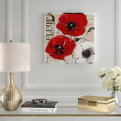 «Rouge One», impression sur toile tendue