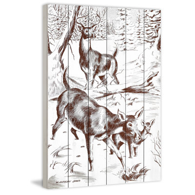 " Deer " by Curtis Publishing