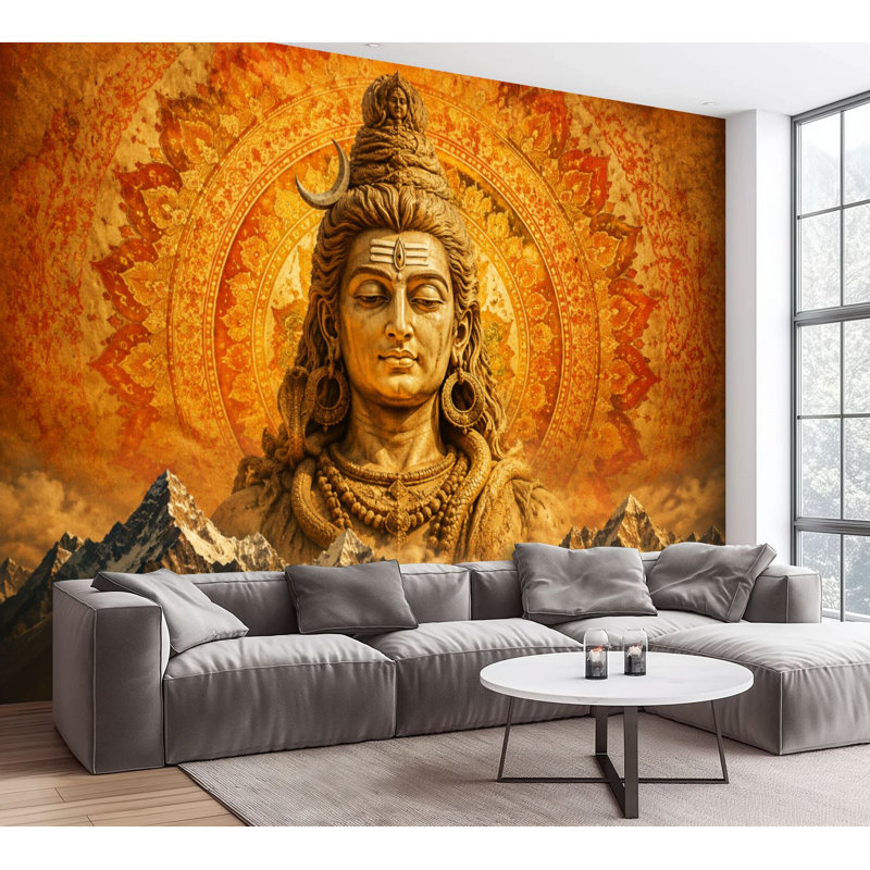 Papier peint adhésif autocollant Shiv Shiva Shiva, 100.08" L x 144" W