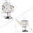 Reclining Hydraulic Pump Barber Chair, Faux Leather Salon Chair-304063039