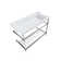 Cheviot Products Valarte 20.875'' White Fireclay & Brass Rectangular Bathroom Sink with Overflow