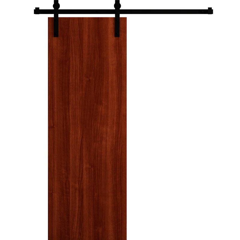 Porte de grange moderne - ESSENTIEL 8001 - Ensemble de quincaillerie lourde pour rail de 8 pi - Portes intérieures à panneau solide
