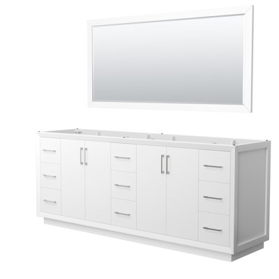 Strada 83.25'' Double Bathroom Vanity Base Only