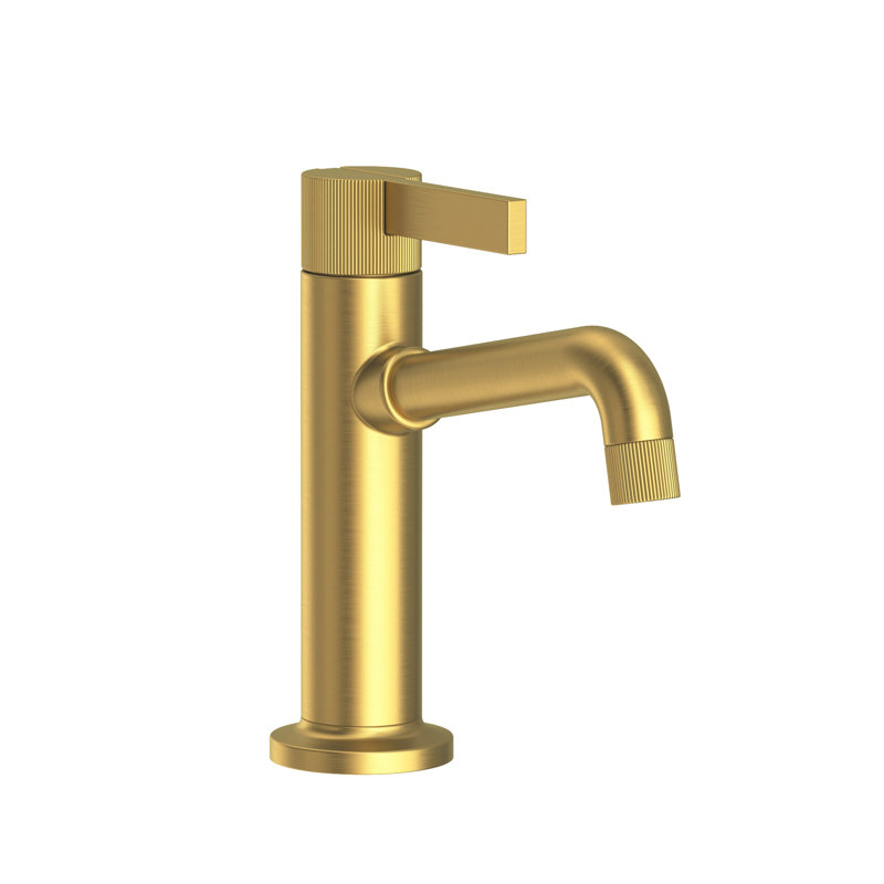 Pardees Single Hole Lavatory Faucet, Satin Brass (PVD)