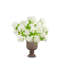 Maelle RealTouch Snowball Hydrangea Pedestal Arrangement