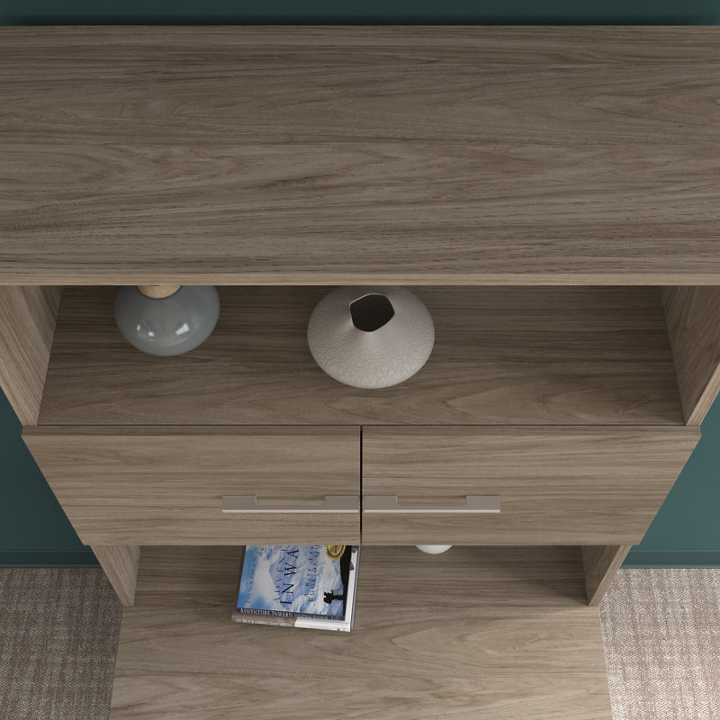 Classeur à 4 tablettes Office 500, Hickory moderne