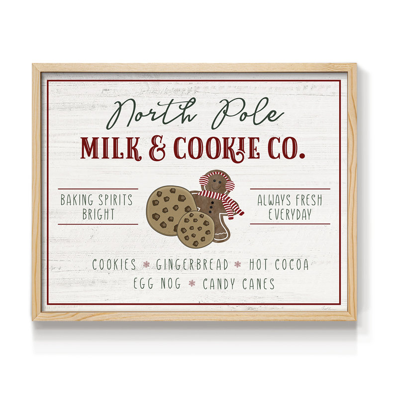 Milk and Cookie Co-Print - Restickable, Naturel, H 16 po x l 20 po