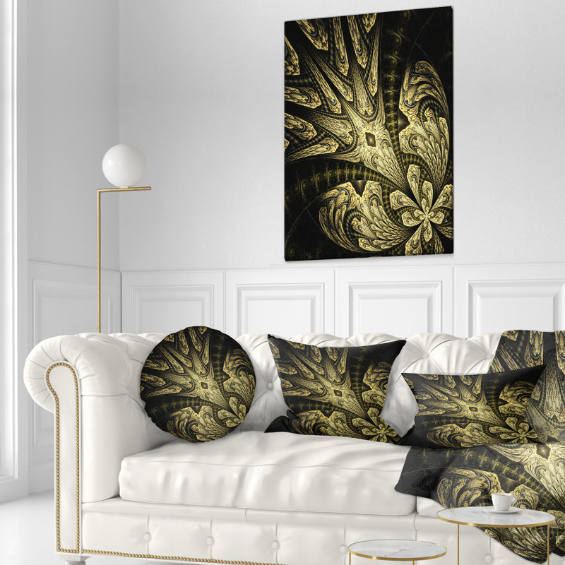 Coussin lombaire à pétales à longues fleurs
