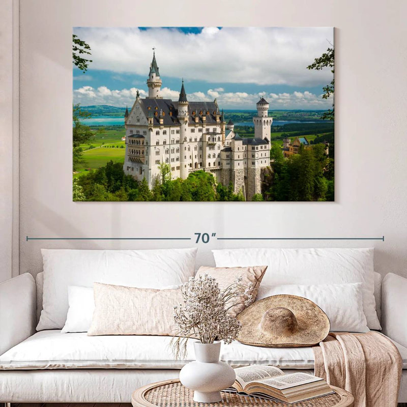 Lilie The Neuschwanstein Castle, 34" H x 51" W