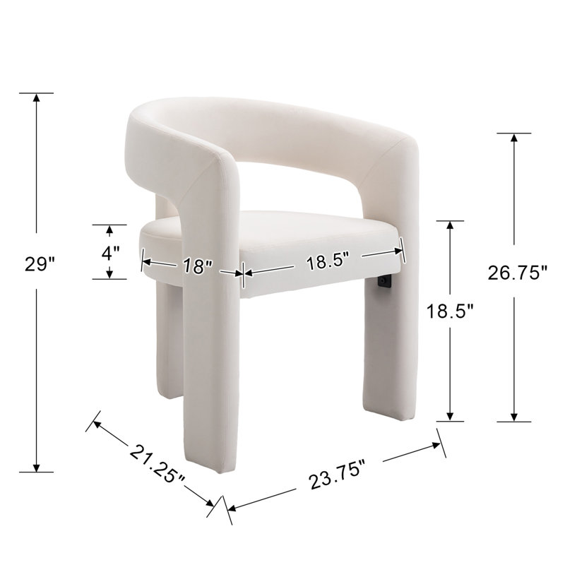 Ensemble de salle à manger moderne, Beige, Noir, 3 pièces: table, 2 chaises