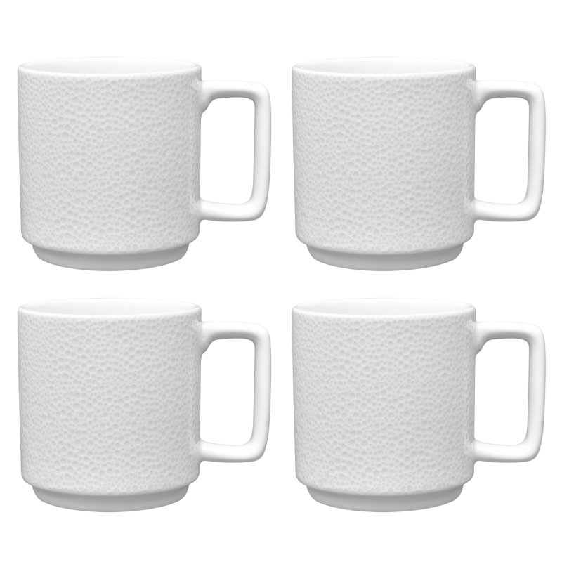 Verres à vin Noritake Colortex, 16 oz., Ensemble de 4, Blanc
