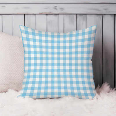 Gingham Light Blue Pattern XIII Modern