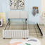 Upholstered Platform Bed with Trundle and Headboard-420396714-420396725