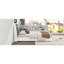 Lit plateforme en bois avec tête de lit, tablettes et 2 tiroirs, blanc-2076383314-2076383313