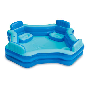 Summer Waves Resin Novelty Inflatable Pool 26'' H x 105'' W x 105'' L