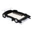 Lit plateforme en forme de voiture de course avec roues, noir. Et une fabrication fiable. Une expérience de sommeil confortable. Contreplaqué et. 98,7 po x 56,6 po 26,5 po Détails Roues de voiture noires de conception fonctionnelle et solide. Matériaux utilisés.-549766848-549766849