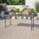 Table rectangulaire pliable en plastique 48,5 "avec poignée Noah