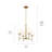 6 - Light Steel Dimmable Classic / Traditional Chandelier-1898204056