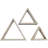 Triangle Accent Shelf with Adjustable Shelves-1932077622