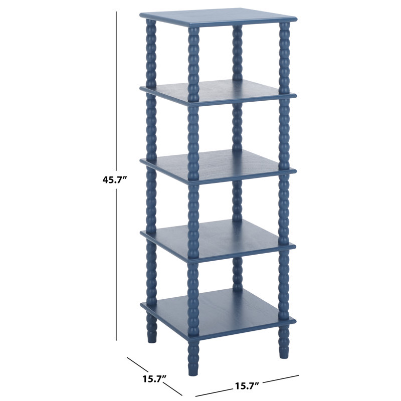 Dilyn 5 Tier Shelving Unit, Blue