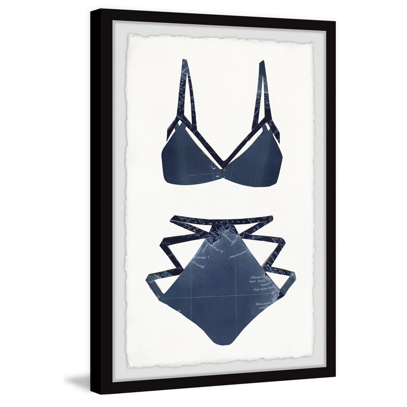 Tangled Bikini - Single Picture Frame Print, 30cm H x 20cm W x 4 m D