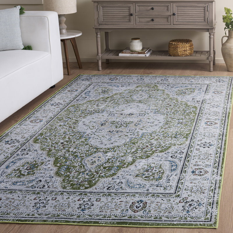 Czarnetzki Performance Machine Washable Oriental Rug, Rectangle 5' x 8'
