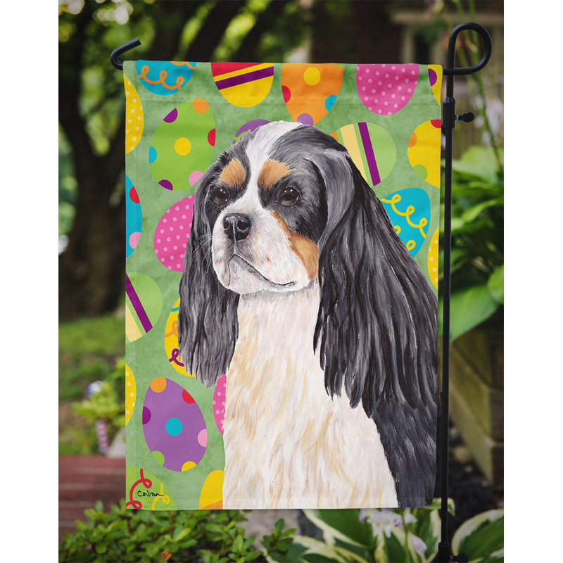 Drapeau de jardin Atara, Épagneul cavalier King Charles 1