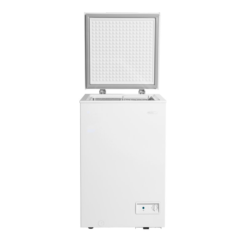 3.5 Cubic Feet Chest Freezer with Adjustable Temperature Controls