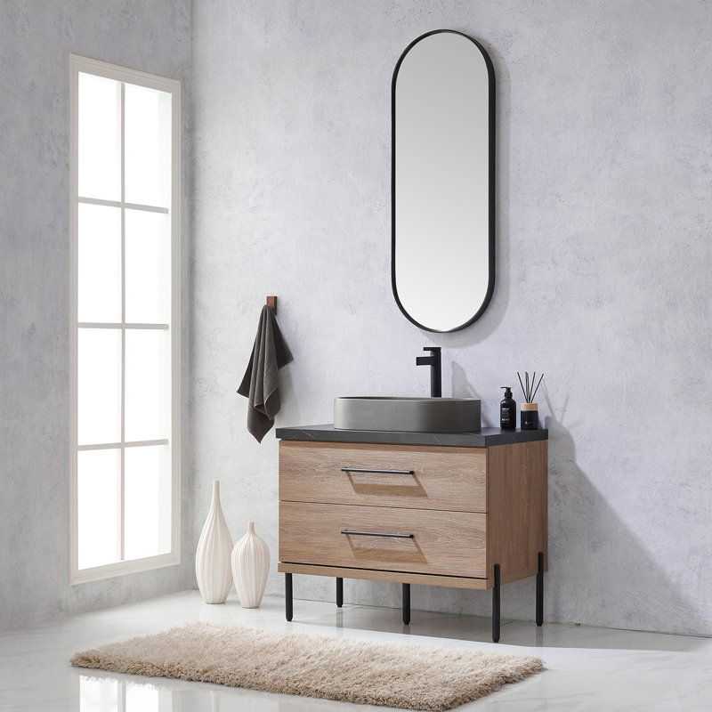 Dasher 36'' Single Bathroom Vanity with Mirror